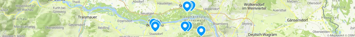 Map view for Pharmacies emergency services nearby Muckendorf-Wipfing (Tulln, Niederösterreich)